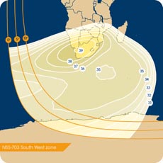 NSS-703 C-band Southwest beam